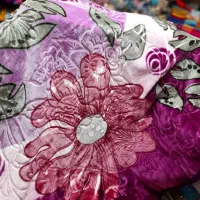 پتو یکنفره ۱۶۰×۲۲۰ گلدار و تک رنگ