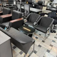 نیم ست و مبلمان اداری  فلزی و چرمی مدرن و کلاسیک