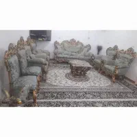 مبلمان سلطنتی ۹ نفره همراه با ۳ گلمیز