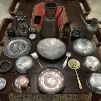 ظروف مسی قدیمی،ورشو،نوربلین،زنگ اخبار،مدال برنز