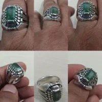 انگشتر نقره زمرد پنجشیر