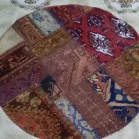 فرش گرد کلاژ