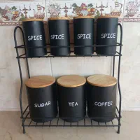 جا ادویه، جنس فلز و چوب