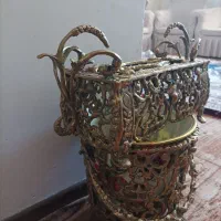 برنز سطل زباله و ساعت