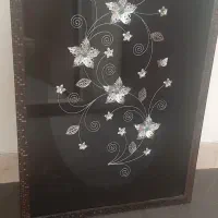 تابلو سایز بزرگ نقره و فیروزه