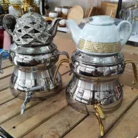 کتری و قوری کف چدن برند بتیس کمر باریک
