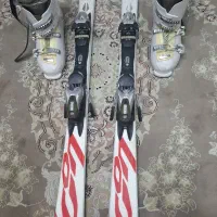 چوب اسکی و بوت آلپاین