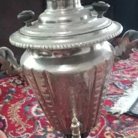 سماور ذغالی ورشو بسیار آنتیک و دستساز