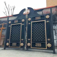 درب آهنی حیاط باغ