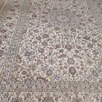 جفت فرش 9متری دستبافت کاشان قیمت پایین