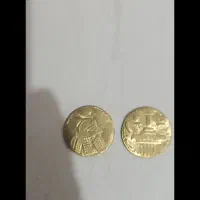 سکه برنجی طرح ساسانی