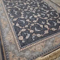 فرش ماشینی طوسی و فیلی نو (شیک)