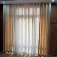 پرده پانچ طلاکوب و حریر