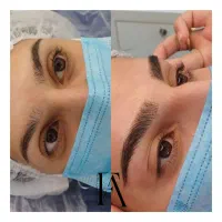 شیدینگ لب و خط چشم و فیبروز ابرو