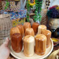 نمکدون چوبی