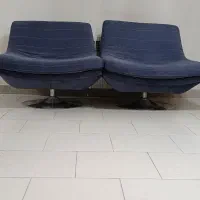 مبل تک نفره چرخان(۲عدد) لطفا توضیحات مطالعه شود