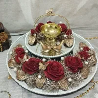 تزیینات لوکس سینی حنا و ماشین موتور عروس