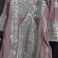لباس بلوچی زری دوچ آینه دار