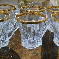 فنجان دور طلایی رنگ ثابت