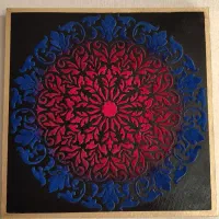 تابلوی هنری مخمل کوب