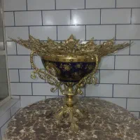 ظرف بزرگ جای میوه برنز