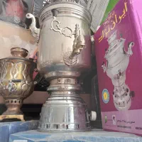 سماور گازی برنجی مجلسی ۲۰ لیتری