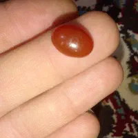 سنگ عقیق یمنی و یک گرم نقره