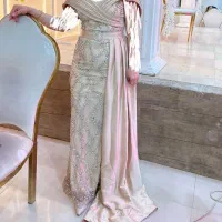 لباس مجلسی تمام سنگ کار شده
