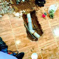 نشت یابی بادستگاه لوله کشی اب فاضلاب شوفاژ نقطه زن