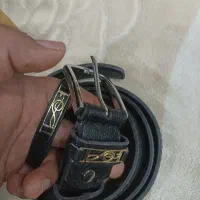 دستبند و کمربند چرم خالص