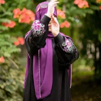 عبای گلدوزی..شیک..حوراحجاب