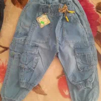 شلوارک نو جین دخترانه دو عدد برای ۳ سال و ۸ سال