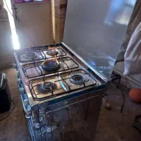 اجاق گاز پنج شعله سالم وتمیز
