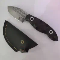 چاقو شکاری تیغه فولاد زنجان
