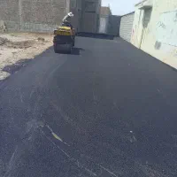 پیمانکاری اسفالت .حیاط شخصی محوطه کارگاه زیرسازی
