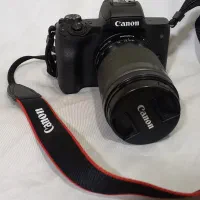 دوربینm50-II  زیرقیمت-لنزkit18-150mmکنون ام50مارک2