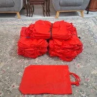 ساک دستی پارچه ای خام دسته دار