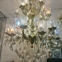 انواع لوستر و کنار سالنی برنزی
