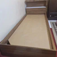 تخت یکنفره کشودار و بالای تخت باکس دار