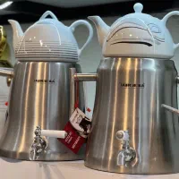 کتری قوری شیردار استیل