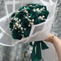 دسته گل روبانی و باکس