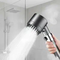 سر دوش پرفشار مدل JetRain/ ماساژور دار/ ضد رسوب/