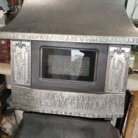 بخاری گازی طرح شومینه