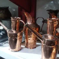 افتابه وپارچ دکوری مسی