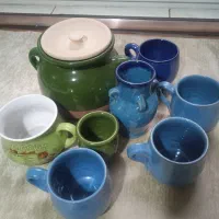 ظروف سفالی اشپزخانه