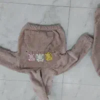 ست هودی و شلوار  پشمی دخترونه