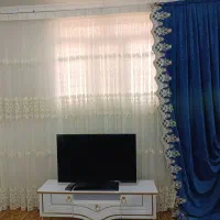 پرده پذیرایی با دستک مخمل