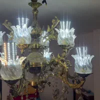 لامپ لوستر دست ساز پر نور