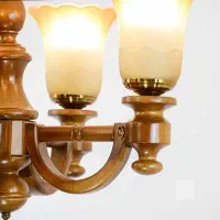 لوستر چوبی مدل سارینا (۱۵ درصد از قیمت کسر میشود)