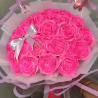 دسته گل روبانی
